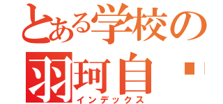 とある学校の羽珂自传（インデックス）