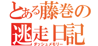 とある藤巻の逃走日記（ダッシュメモリー）