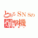 とあるＳＮＳの爆撃機（蓬莱人）