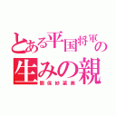 とある平国将軍の生みの親（関保紗菜美）