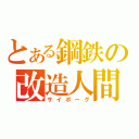 とある鋼鉄の改造人間（サイボーグ）