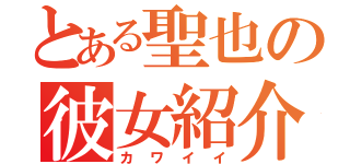 とある聖也の彼女紹介（カワイイ）