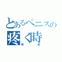 とあるぺニスの疼く時（勃起）