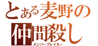 とある麦野の仲間殺し（メンバーブレイカー）