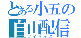 とある小五の自由配信（ツイキャス）