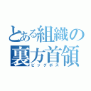 とある組織の裏方首領（ビッグボス）