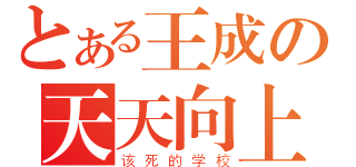 とある王成の天天向上（该死的学校）