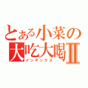 とある小菜の大吃大喝Ⅱ（インデックス）