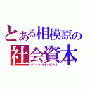 とある相模原の社会資本（ソーシャルキャピタル）