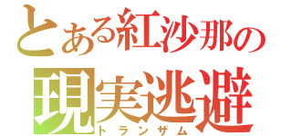 とある紅沙那の現実逃避（トランザム）