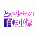 とある少年の自転車爆（パンクどんまい）