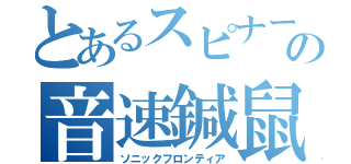 とあるスピナーの音速鍼鼠（ソニックフロンティア）