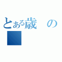 とある歳の（）