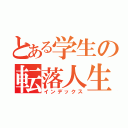 とある学生の転落人生（インデックス）