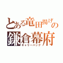 とある竜田揚げの鎌倉幕府（キャリーバッグ）