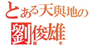 とある天與地の劉俊雄（鼓手）