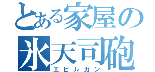 とある家屋の氷天司砲（エビルガン）