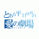 とある平日昼間の愛の劇場（ソープオペラ）