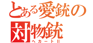 とある愛銃の対物銃（へカートⅡ）