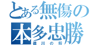 とある無傷の本多忠勝（徳川の将）