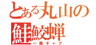 とある丸山の鮭鮫蝉（一発ギャグ）