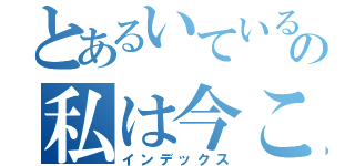 とあるいているの私は今ここにいる（インデックス）