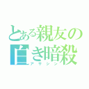 とある親友の白き暗殺者（アサシン）