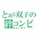 とある双子の絆コンビ（龍亞と龍可）