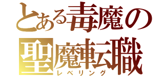 とある毒魔の聖魔転職（レベリング）