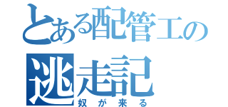 とある配管工の逃走記（奴が来る）