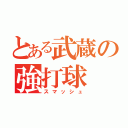 とある武蔵の強打球（スマッシュ）