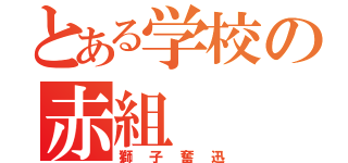 とある学校の赤組（獅子奮迅）