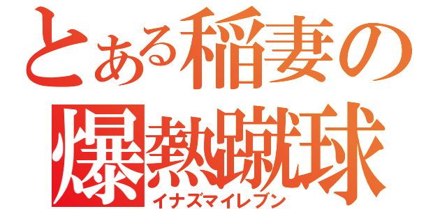 とある稲妻の爆熱蹴球（イナズマイレブン）