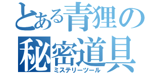 とある青狸の秘密道具（ミステリーツール）