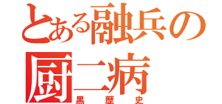 とある融兵の厨二病（黒歴史）