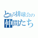 とある排球会の仲間たち（）