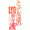 とある友達の秘密守護（シークレット）