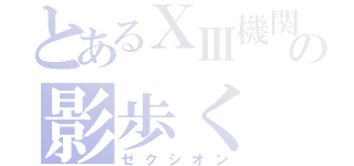 とあるⅩⅢ機関の影歩く（ゼクシオン）