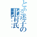 とある迷子の北村氏（野ゴリラ）