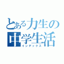 とある力生の中学生活（インデックス）