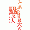 とある戦国最大の謀反人（明智光秀）