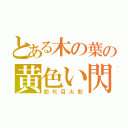 とある木の葉の黄色い閃光（四代目火影）