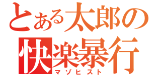 とある太郎の快楽暴行（マゾヒスト）