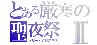 とある厳寒の聖夜祭Ⅱ（メリー・クリスマス）