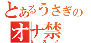 とあるうさぎのオナ禁（３カメ）