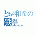 とある和希の鉄拳（アイアンナックル）