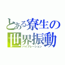 とある寮生の世界振動（バイブレーション）