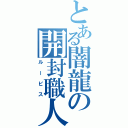 とある闇龍の開封職人（ルービス）