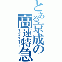 とある京成の高速特急（スカイライナー）