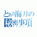 とある海月の秘密事項（アメゲン）